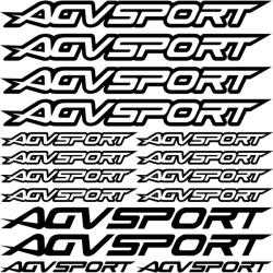 Stickify AGVSPORT szponzor matrica szett