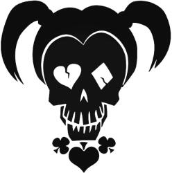 Stickify Harley Quinn Halálfej Autómatrica