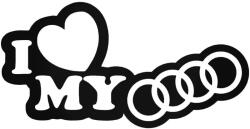 Stickify I Love My Audi matrica