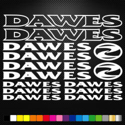 Stickify DAWES Bicikli matrica készlet