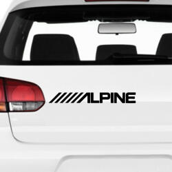 Stickify ALPINE - Szélvédő matrica