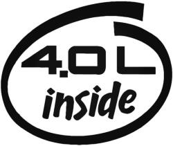 Stickify 4.0L inside - Szélvédő matrica