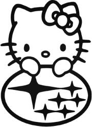 Stickify Hello Kitty Subaru matrica