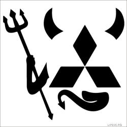 Stickify Mitsubishi kisördög matrica