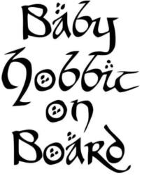 Stickify Baby Hobbit on Board matrica