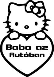 Stickify Hello Kitty Baba az autóban autómatrica