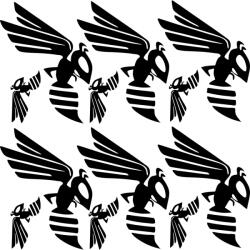 Stickify Frelon Hornet szponzor matrica szett