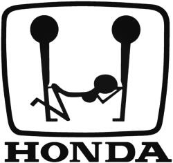 Stickify Honda vicces "1" matrica