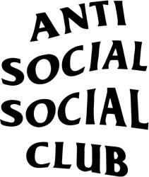 Stickify Anti Social Social Club prémium matrica