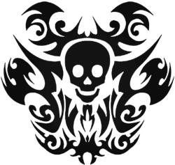 Stickify Koponya tetoválás Autómatrica