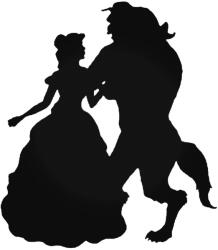 Stickify Szépség és a szörnyeteg Autómatrica