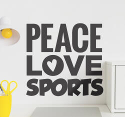 Stickify Peace love sports falmatrica