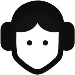 Stickify Leia hercegnő Autómatrica