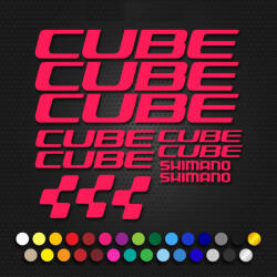 Stickify CUBE elit bicikli matrica szett