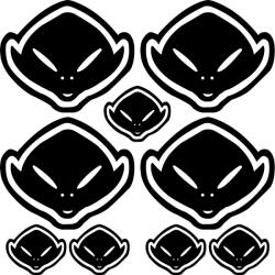 Stickify UFO szponzor matrica szett