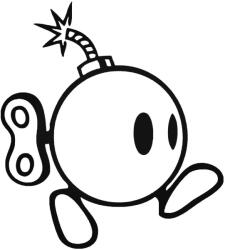 Stickify Kicsi Bomba Mario matrica