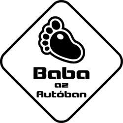Stickify Baba az autóban tappancska autómatrica