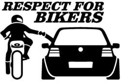Stickify Respect for Bikers matrica