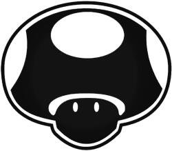 Stickify Super Mario óriás gomba "1" matrica