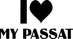 Stickify I Love my PASSAT matrica