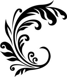 Stickify Leveles virág matrica