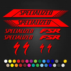 Stickify Specialized FSR elit bicikli matrica szett