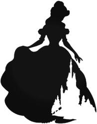 Stickify Szépség és a szörnyeteg "1" Autómatrica