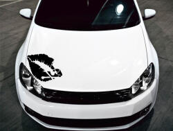 Stickify Halálfejes száj tuning matrica (30x37 cm)