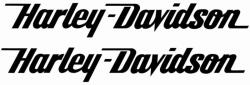 Stickify Harley-Davidson dupla felirat matrica