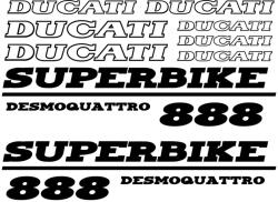 Stickify Ducati 888 Superbike szett