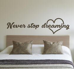 Stickify Never stop dreaming ágymatrica