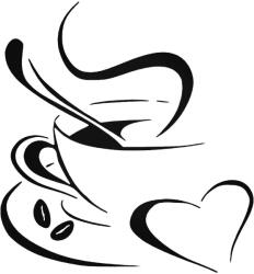 Stickify Kávé szeretet Autómatrica