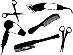 Stickify Fodrászat matrica