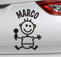 Stickify Egyedi neves Baby on board matrica
