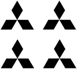 Stickify Mitsubishi felni matrica (4 db)