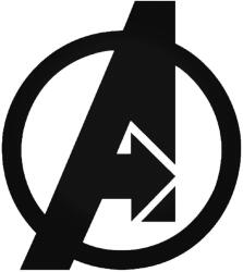 Stickify Bosszúállók jel Autómatrica