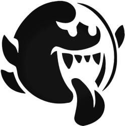 Stickify Super Mario nagy szellem matrica