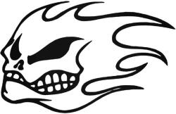 Stickify Száguldó koponya Autómatrica