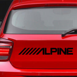 Stickify ALPINE Logó - Szélvédő matrica