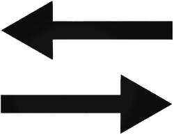 Stickify Bal Jobb nyíl Autómatrica