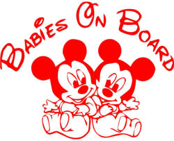 Stickify Babies on Board Disney matrica