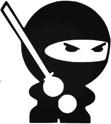 Stickify Japán Ninja Autómatrica