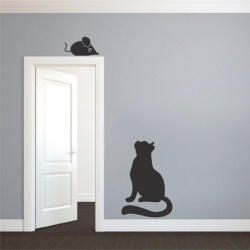Stickify Macska és egér Falmatrica