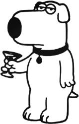 Stickify Brian Griffin Autómatrica