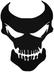 Stickify Harcias koponya matrica