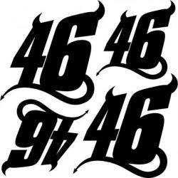 Stickify 46 ördög szponzor matrica szett