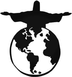 Stickify Jézus kereszt Autómatrica