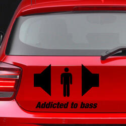 Stickify Addicted to bass - Szélvédő matrica