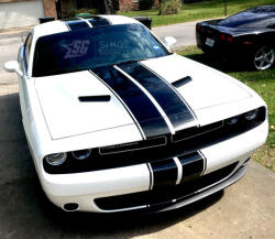 Stickify Szabványos 2 versenycsík matrica