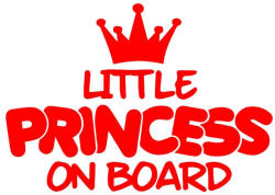 Stickify Little princess Baby on board matrica